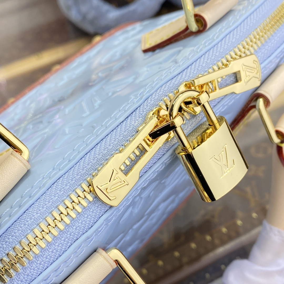 LV M24062 Louis Vuitton Alma BB Bag Sky Blue