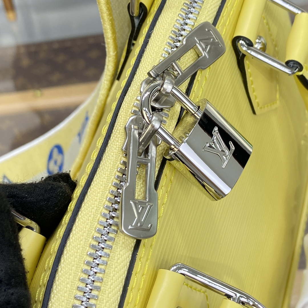 LV M22213 Louis Vuitton Alma BB Epi Handbag Yellow