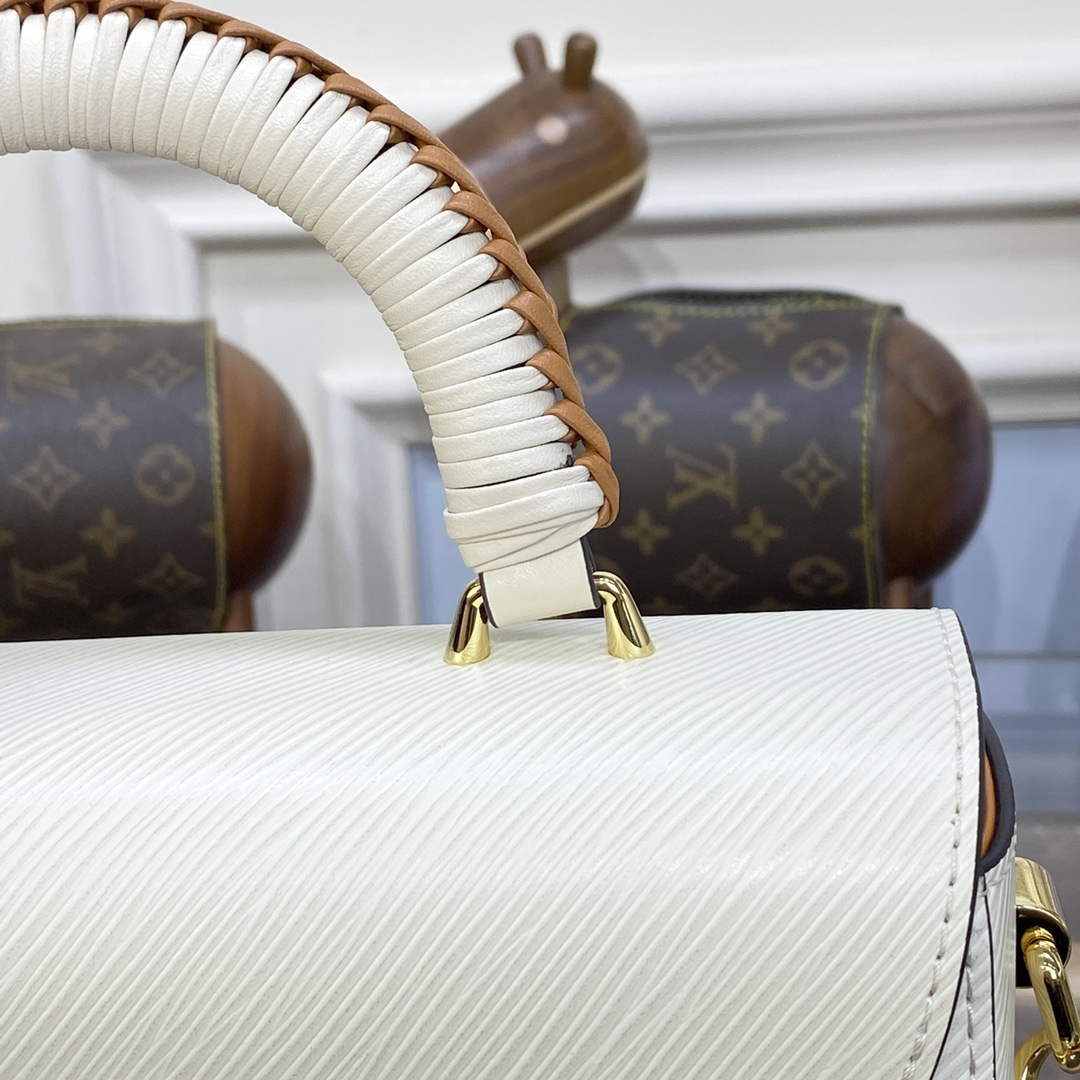 LV M22236 Louis Vuitton Twist MM Handbag Quartz