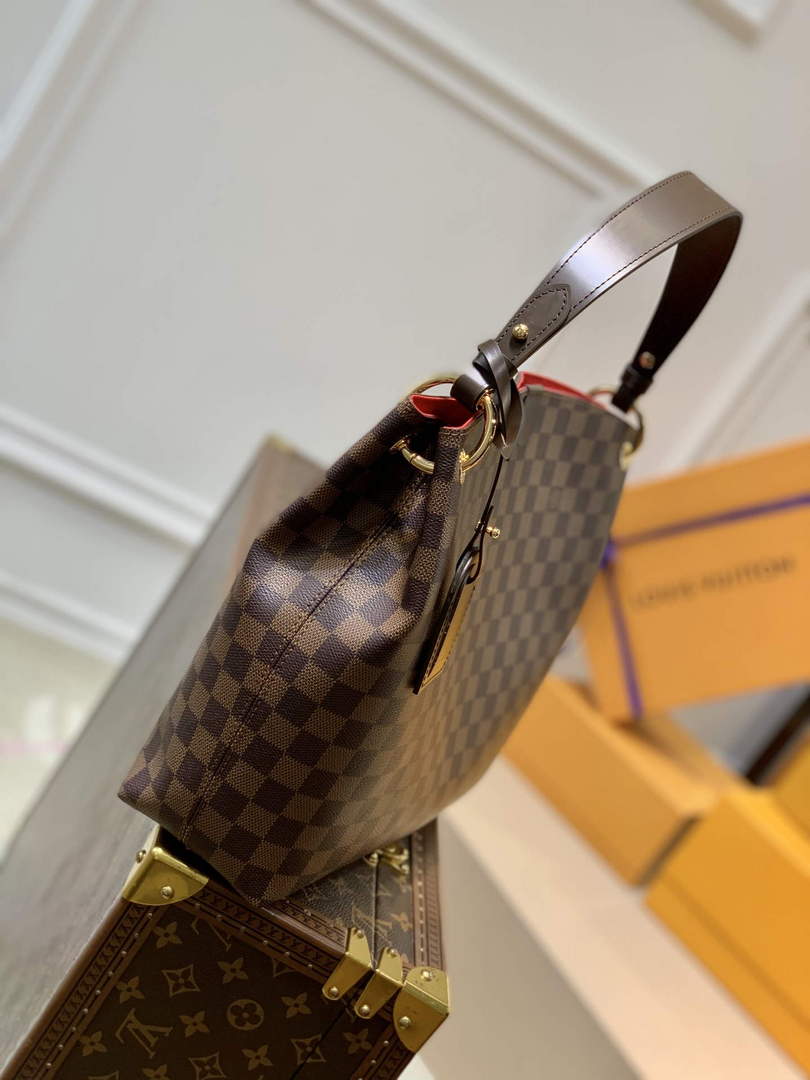 LV N44044 Louis Vuitton Graceful PM N44045 Damier Eb��ne