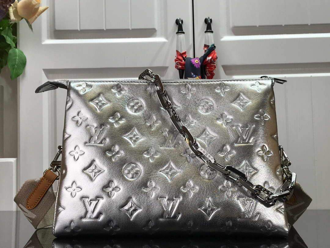 LV M57913 Louis Vuitton Coussin PM Bag M57936 M57792 Silver