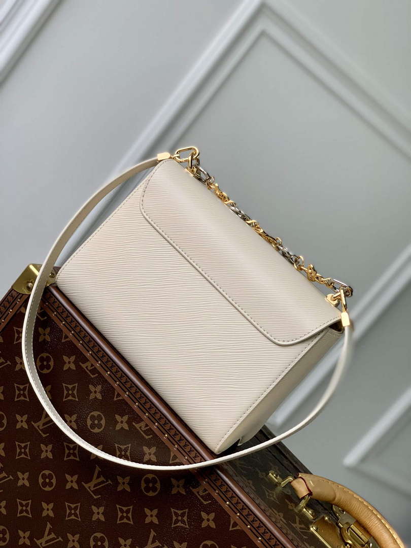 LV M22774 Louis Vuitton Twist MM Handbag Quartz