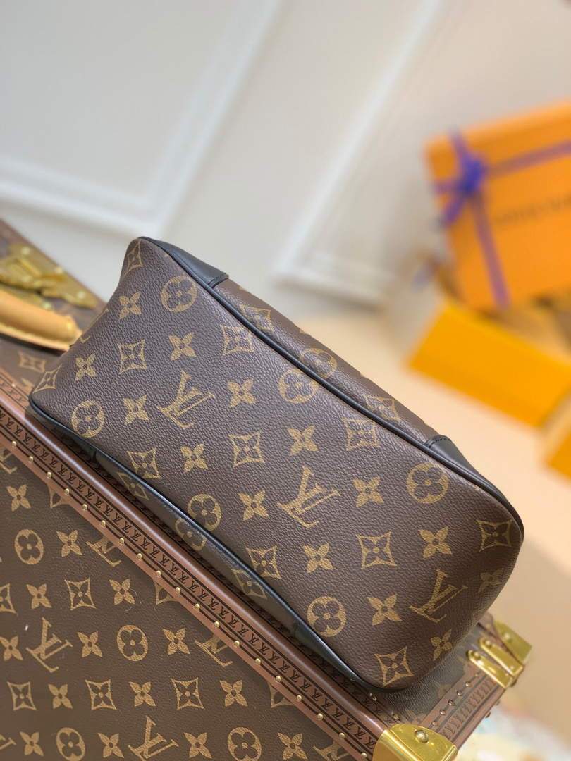 LV M45381 Louis Vuitton Odeon PM Shoulder Bag Monogram Black