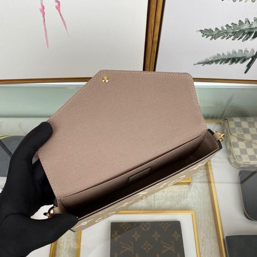 LV M69977 Louis Vuitton M80482 Game on Felicie Pochette Bag Gray and Cream