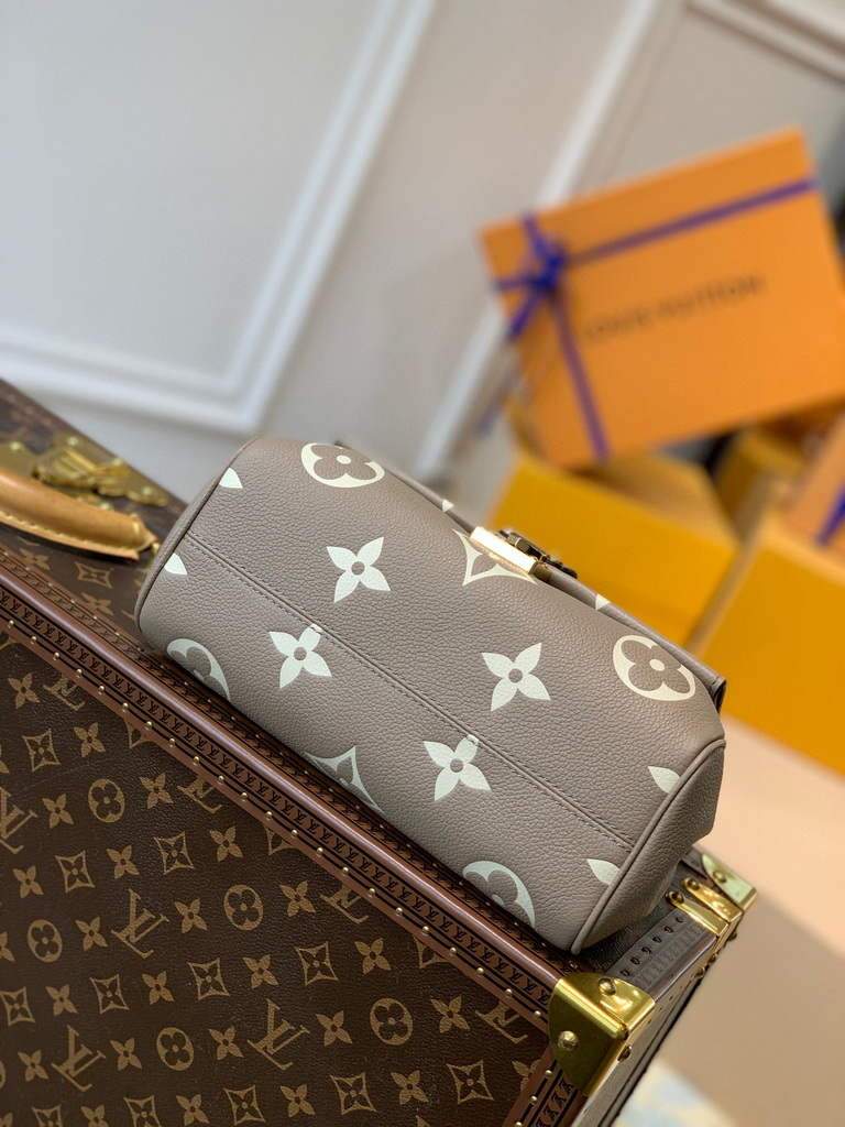 LV M45836 Louis Vuitton M45859 Favorite Monogram Empreinte leather M45813 Gray Cream