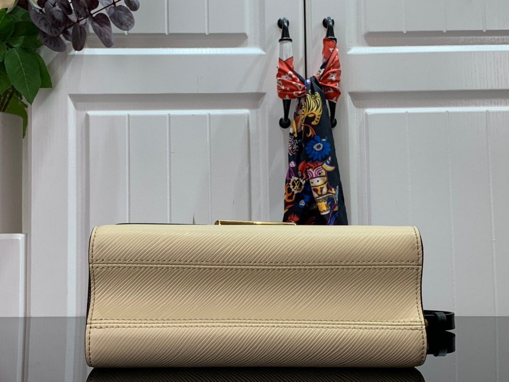 Louis Vuitton M56779 LV Crafty Twist MM Bag M56780 Epi Cream
