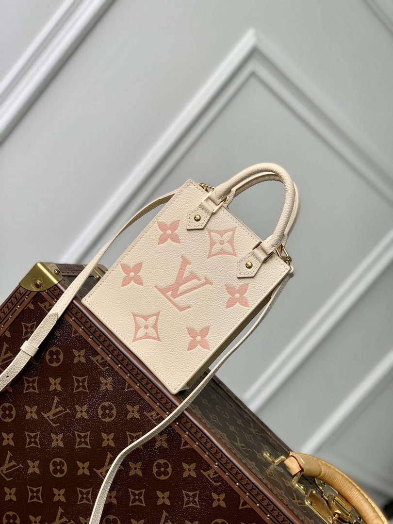 LV M81416 Louis Vuitton Petit Sac Plat Bag Pink