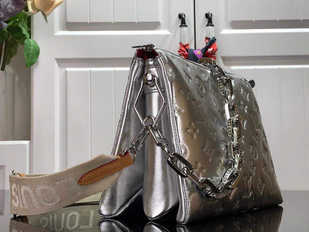 LV M57913 Louis Vuitton Coussin PM Bag M57936 M57792 Silver