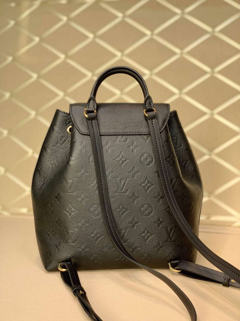 LV M45205 Louis Vuitton Montsouris Backpack Black