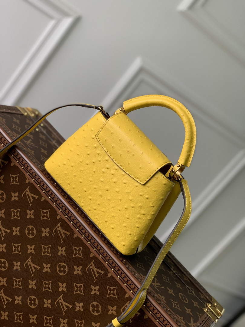 LV N81196 Louis Vuitton Capucines Mini Handbag Yellow