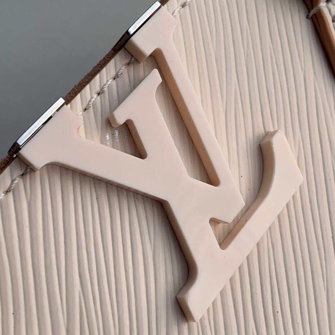 LV M57681 Louis Vuitton Grenelle Tote PM M57680 Quartz White