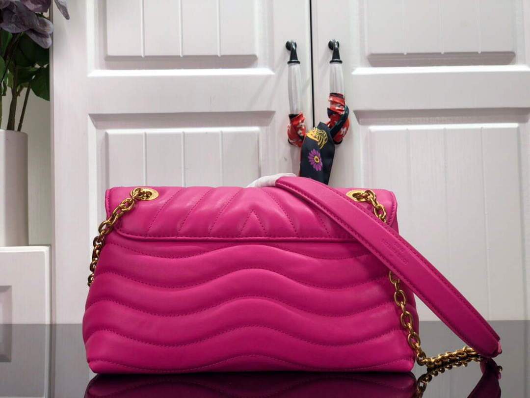 LV M58553 Louis Vuitton New Wave Chain Bag Agathe Pink M58552 M58549 M58550 M58664