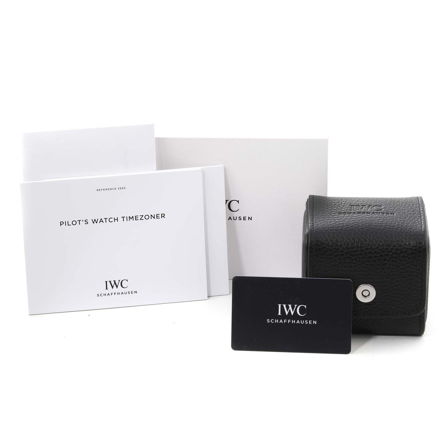 IWC Pilots Timezoner Top Gun Ceratanium Mens Watch IW395505 Box Card
