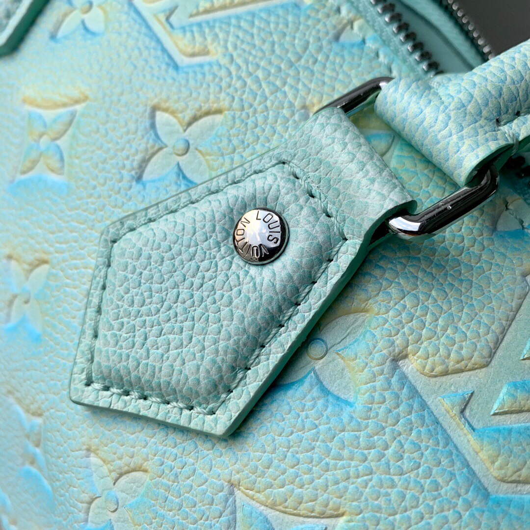 LV M46092 Louis Vuitton Speedy Bandouliere 20 Handbag Vert d eau Green