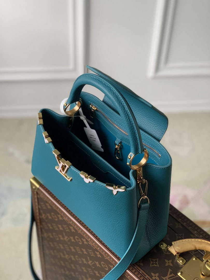 Louis Vuitton LV M23766 Capucines BB Handbag Green