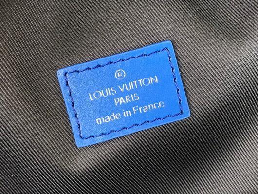 LV N40402 Louis Vuitton Josh Backpack Damier Graphite Blue