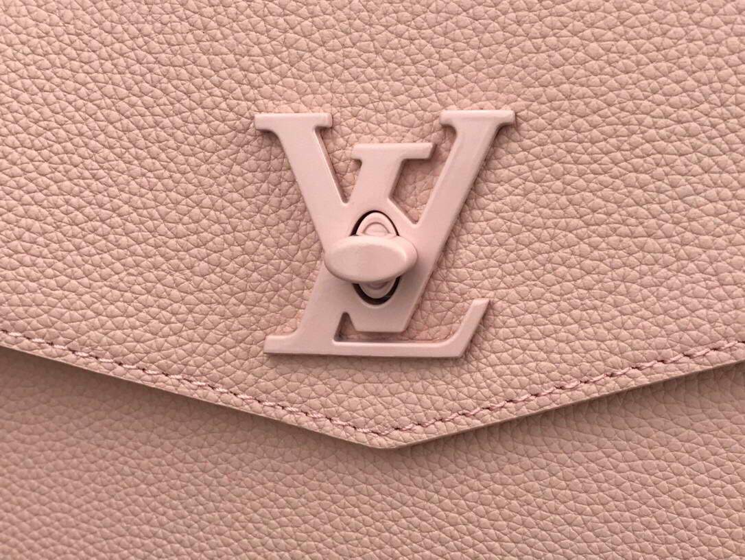 LV M55846 Louis Vuitton Lockme Tote MM Leathers M55817 Bag Pink