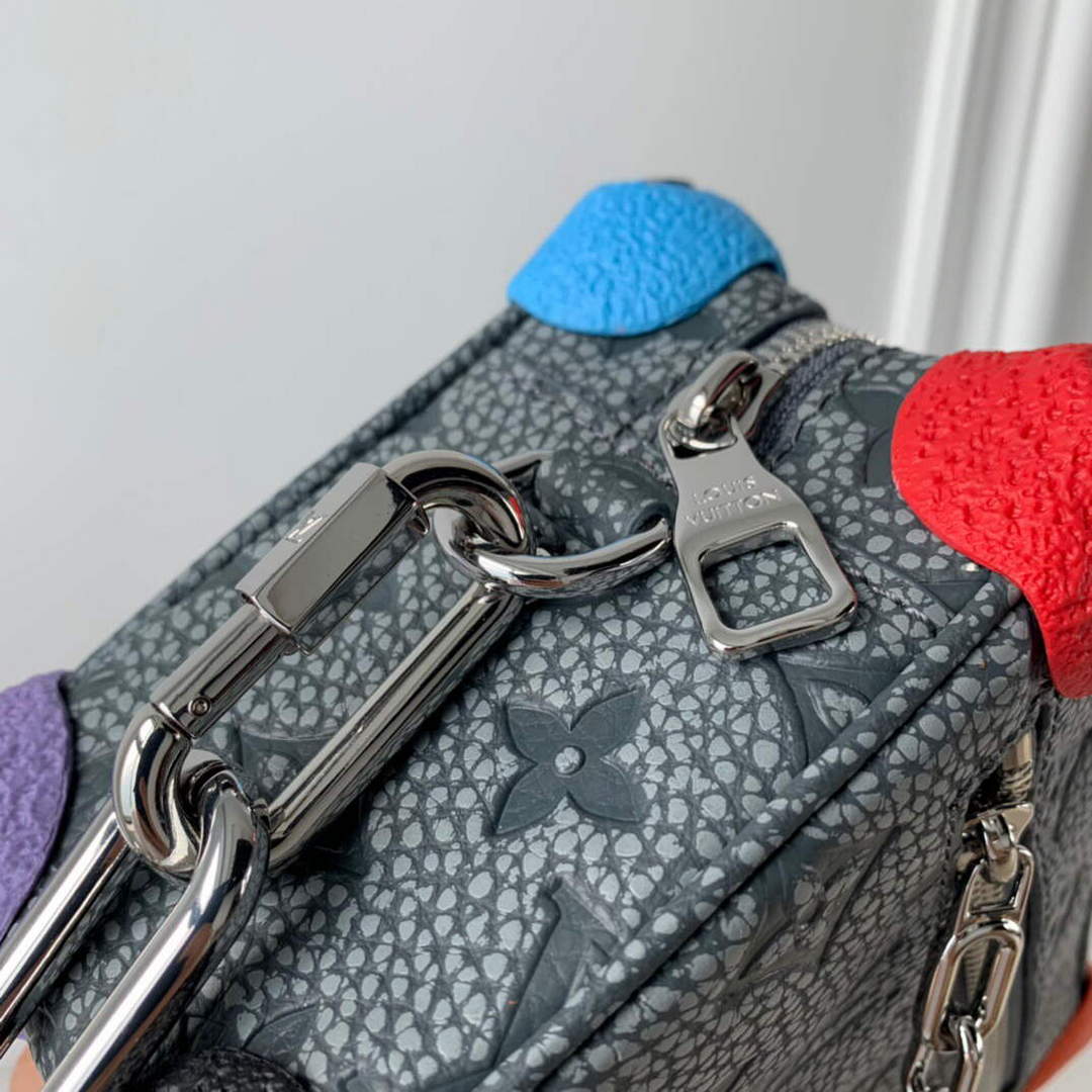 LV M81606 Louis Vuitton Mini Soft Trunk Gray