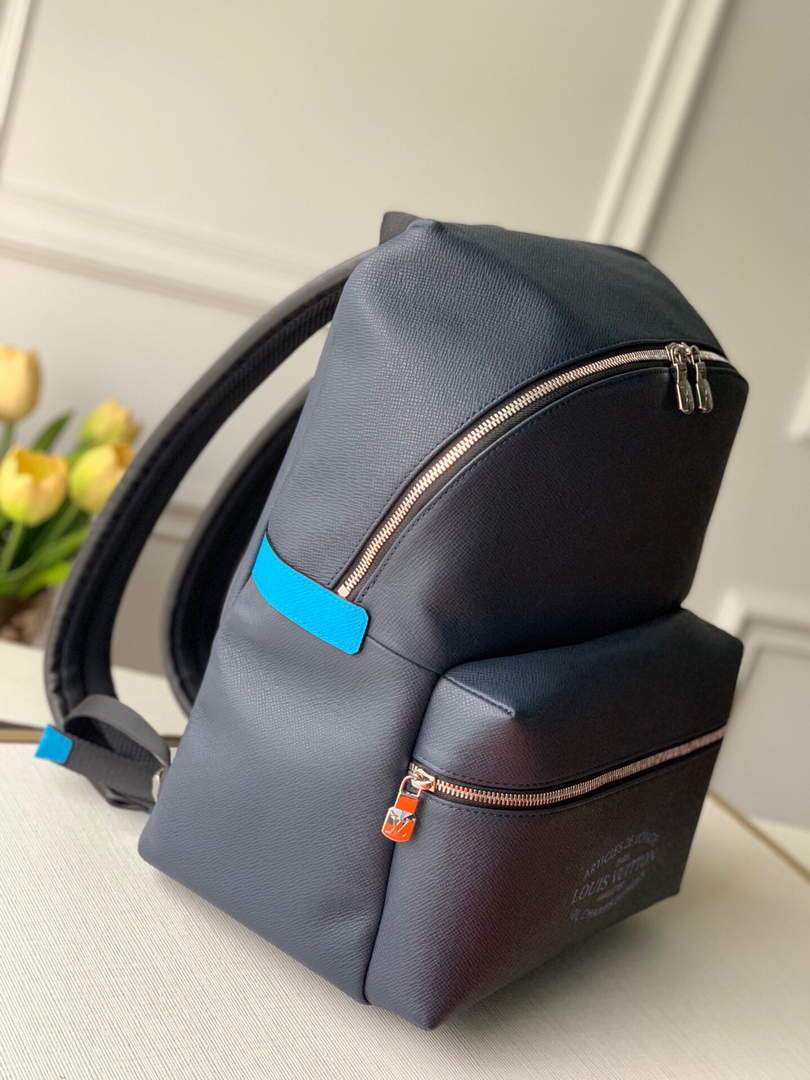 LV M30359 Louis Vuitton Discovery Backpack PM Navy Blue