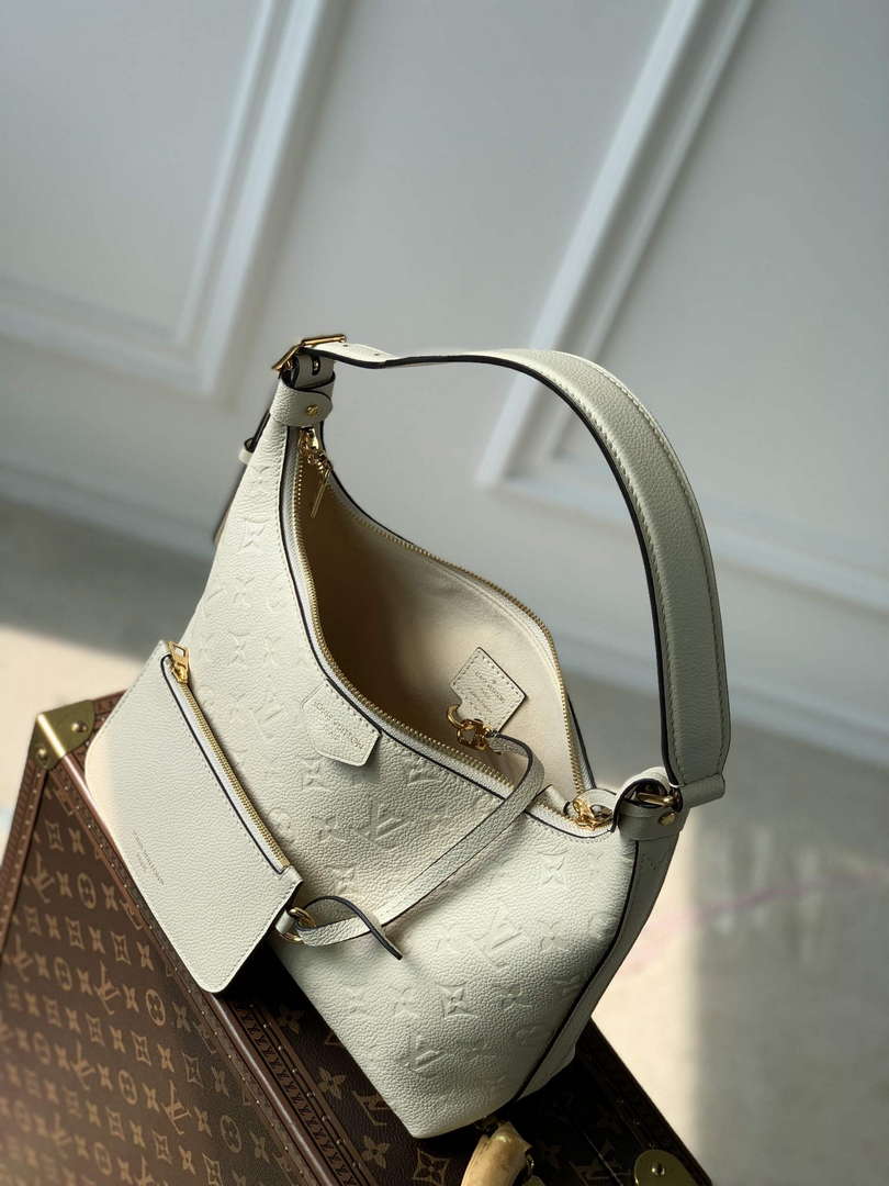 LV M46609 Louis Vuitton Sac Sport Bag Cr��me Beige