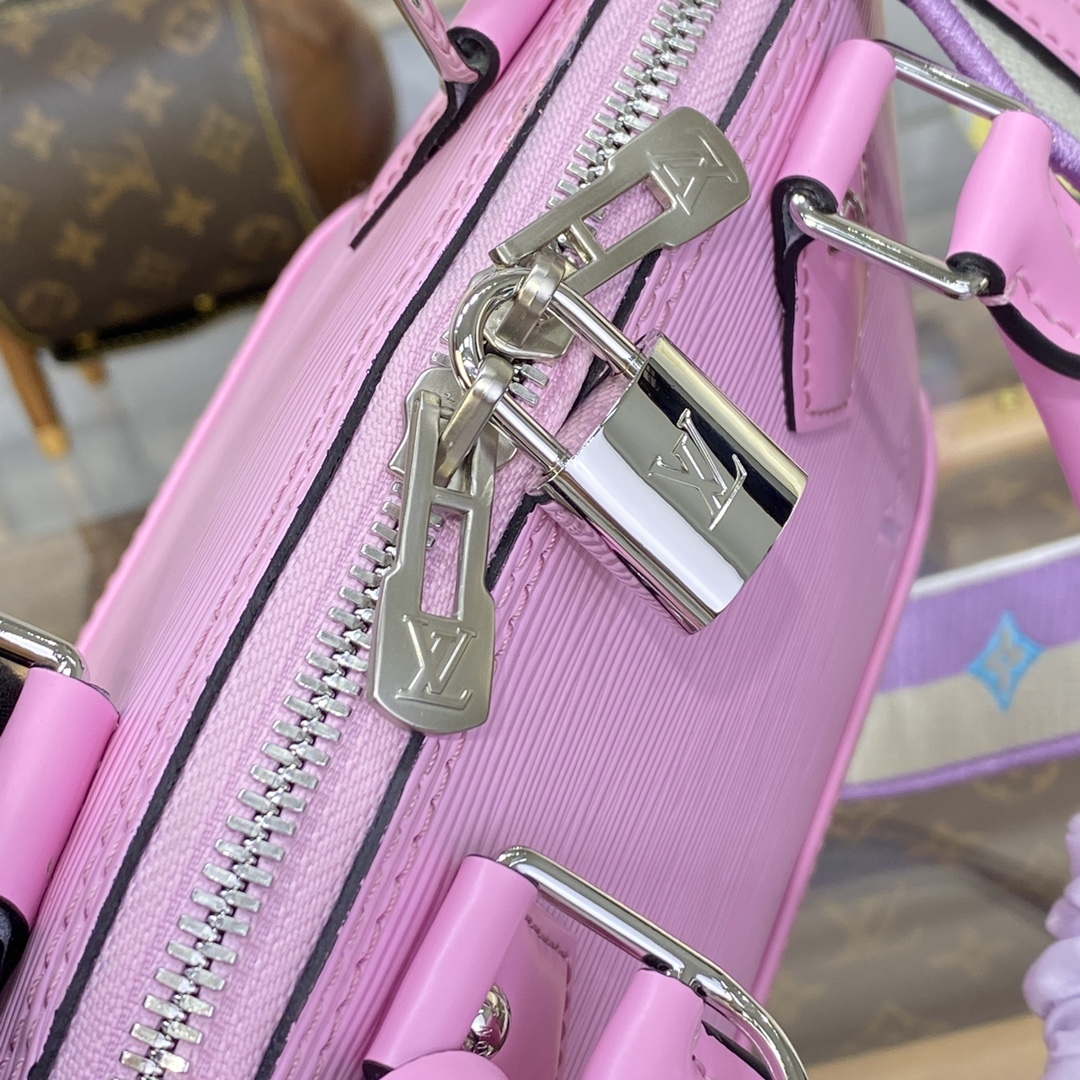 LV M22620 Louis Vuitton Alma BB Epi Handbag Light Pink