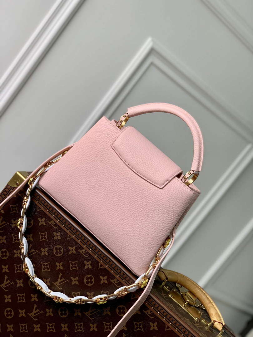 LV M23363 Louis Vuitton Capucines BB Handbag Jasmine Pink