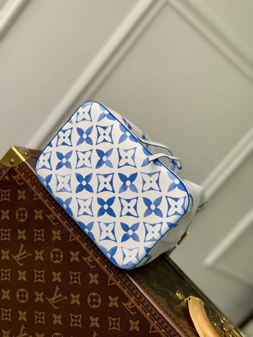 LV M22986 Louis Vuitton N��ono�� BB Bucket Bag Bule