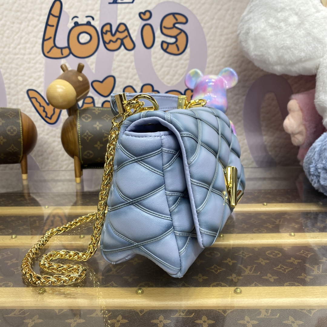 LV M24186 Louis Vuitton GO-14 MM Bag Foam Grey