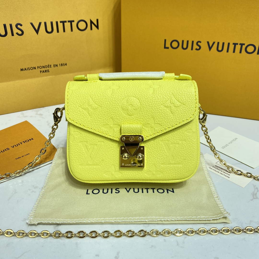LV M81407 Louis Vuitton Micro M��tis Bag Yellow
