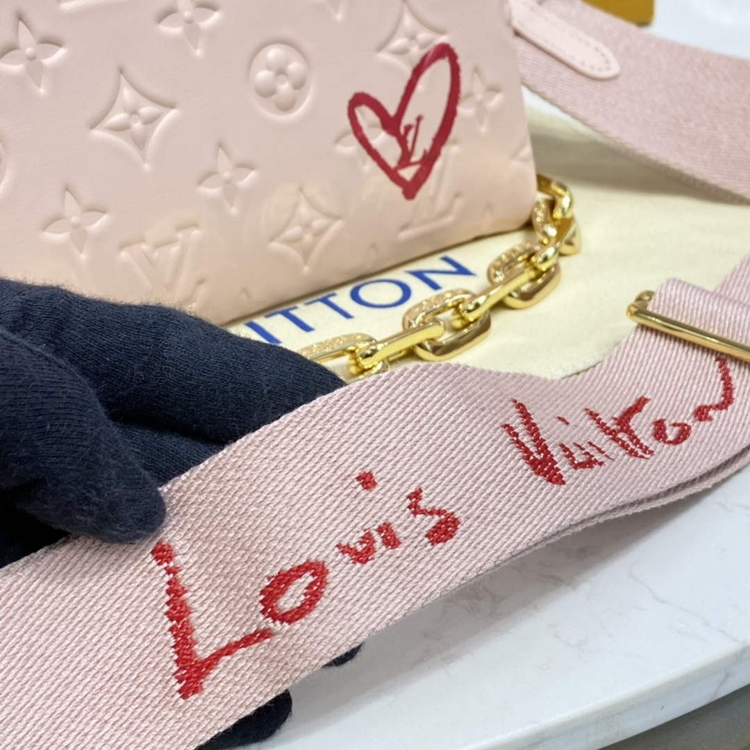 LV M21439 Louis Vuitton Coussin PM Bag Pink