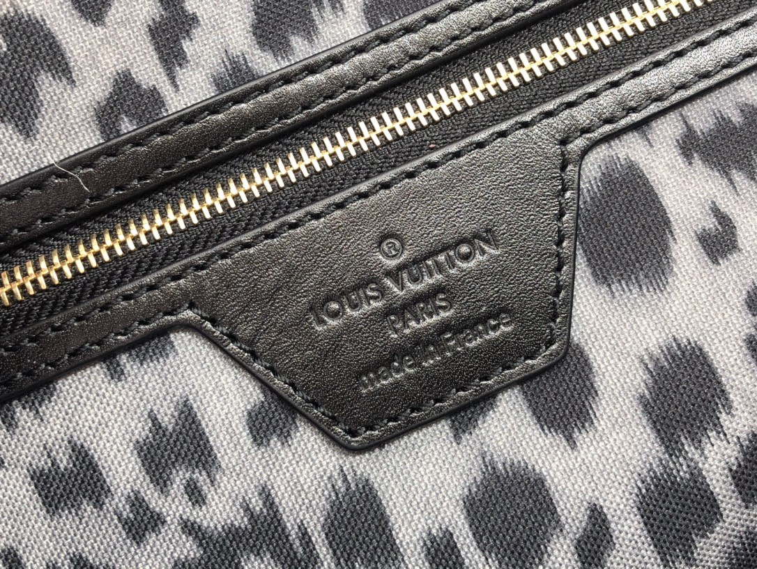 LV M45818 Louis Vuitton Neverfull MM Monogram Bag M45819 Black