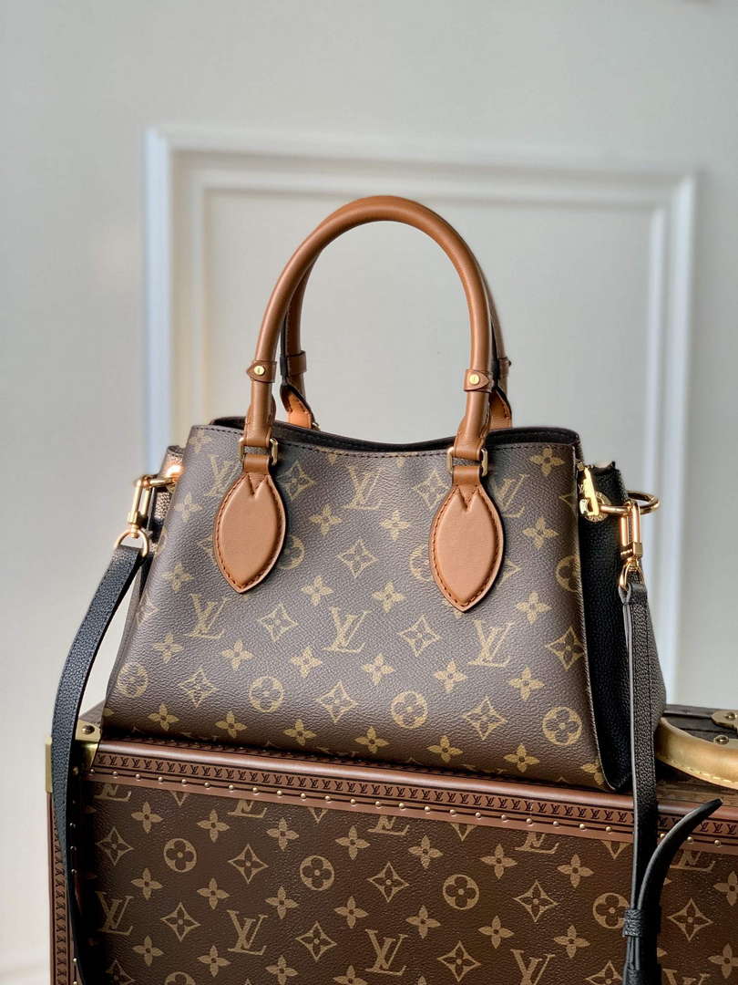 LV M46495 Louis Vuitton Op��ra BB Tote Bag Black
