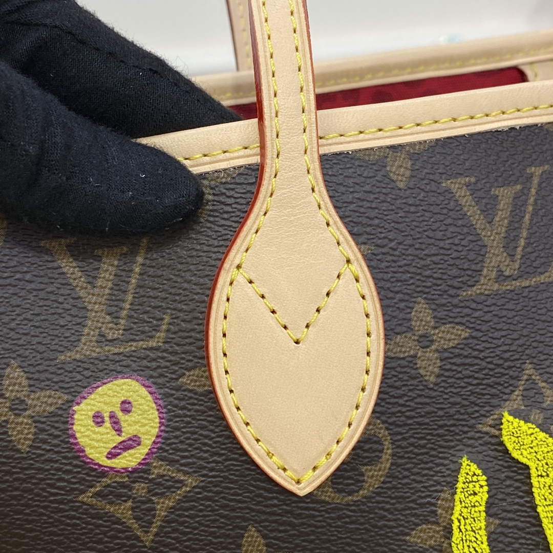 LV M46447 Louis Vuitton LV x YK Neverfull MM Bag