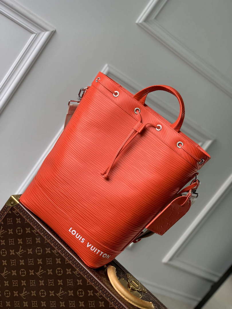 LV M23117 Louis Vuitton Maxi No�� Sling Bag Orange