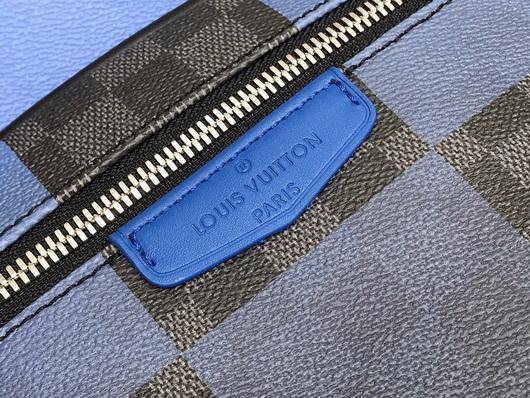 LV N40402 Louis Vuitton Josh Backpack Damier Graphite Blue