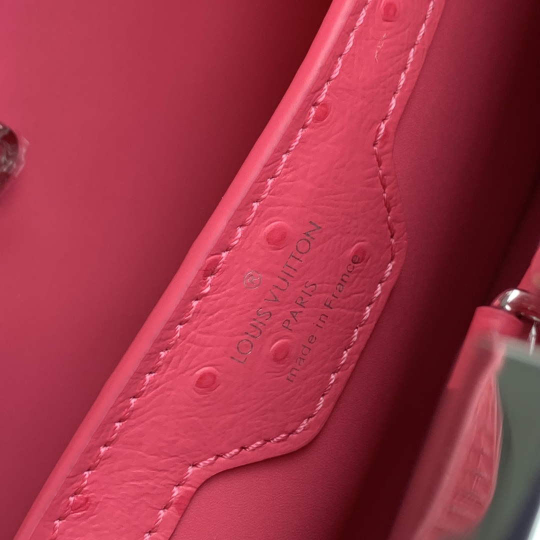 LV N81523 Louis Vuitton Capucines BB Handbag Plum