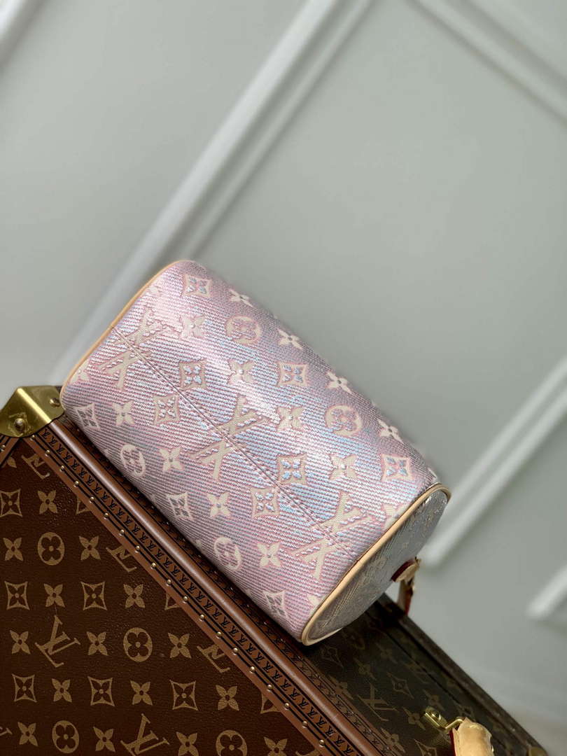 LV M22849 Louis Vuitton Speedy Bandouli��re 20 Handbag Pink