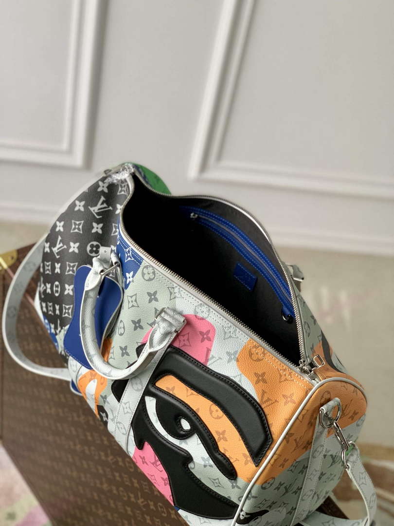 LV M23160 Louis Vuitton Keepall Bandouli��re 45 Multicolor