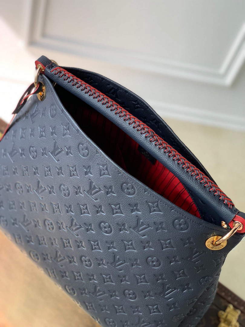 LV M41066 Louis Vuitton Artsy MM Handbag Black Red
