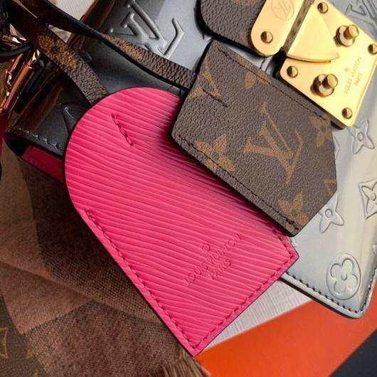 LV M90502 Louis Vuitton M90505 Spring Street Bag Silver Plum