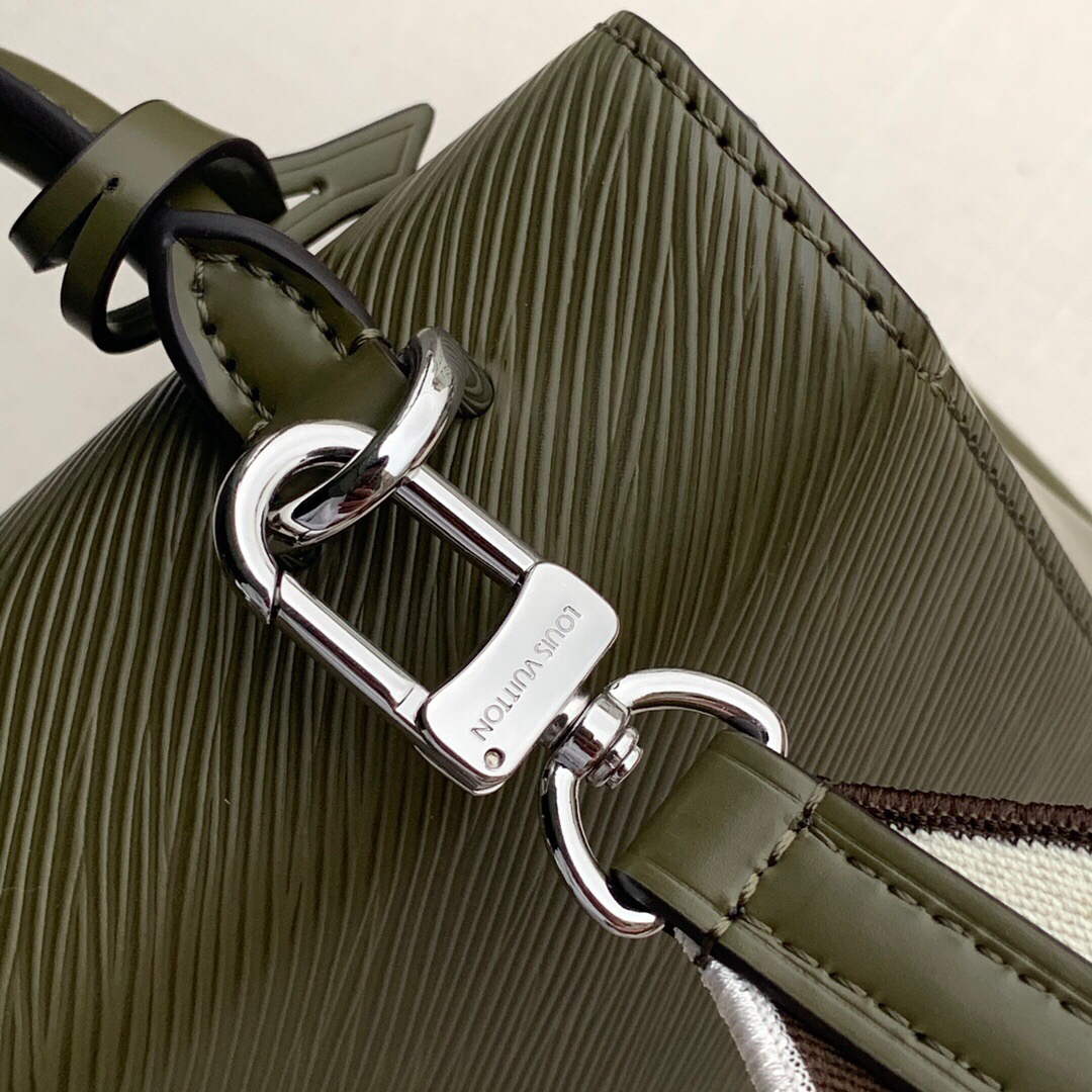 LV M58928 Louis Vuitton Cluny Mini Handbag Brown Green