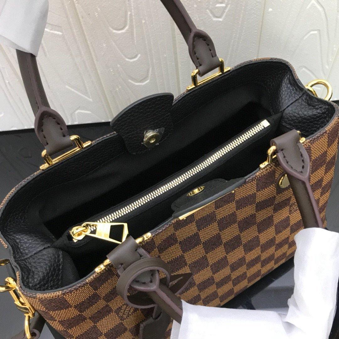 LV N41673 Louis Vuitton N41674 Brittany BB Tote Damier Ebene Black