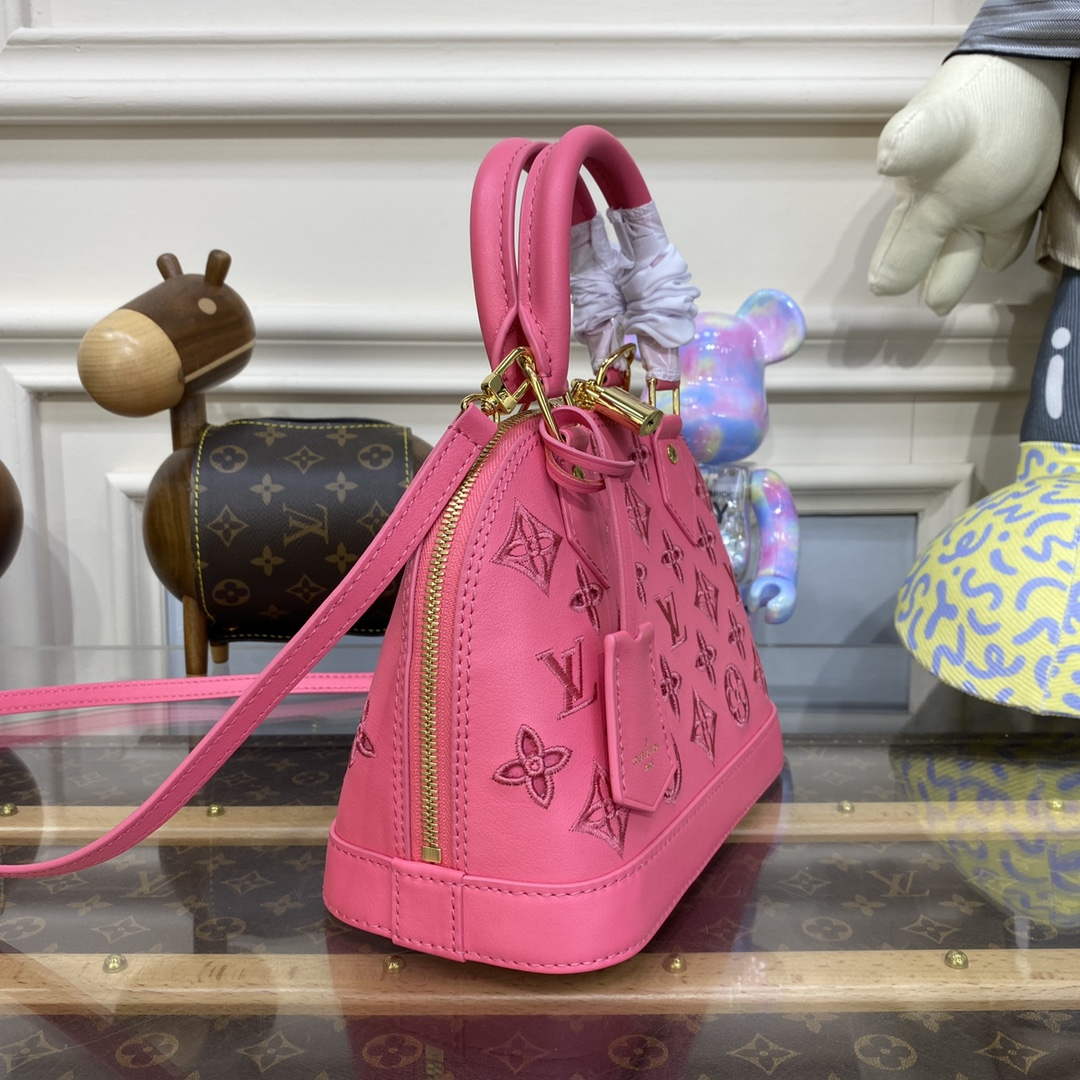 LV M22878 Louis Vuitton Alma BB Handbag Pink