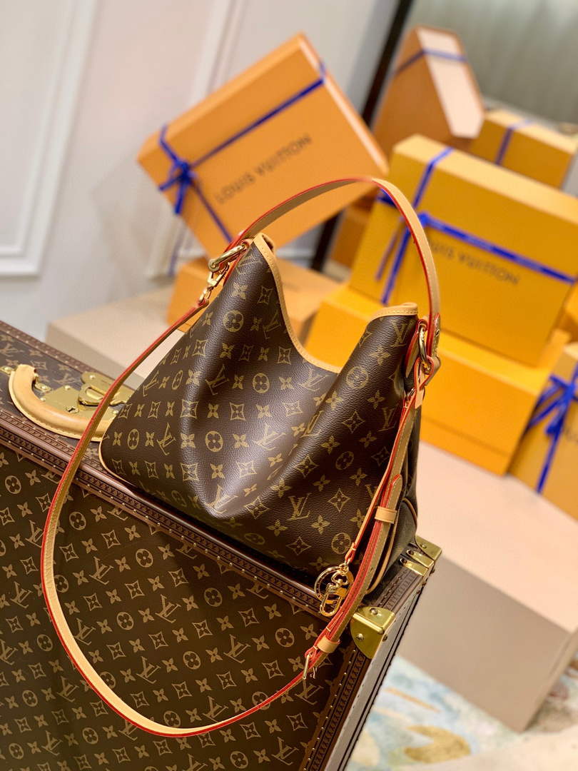 LV M50155 LouisVuitton Delightful PM Monogram Plum