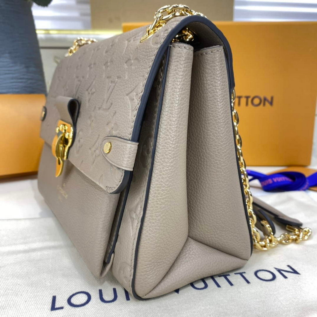 LV M44929 Louis Vuitton Vavin PM Shoulder Bag Tourterelle Grey