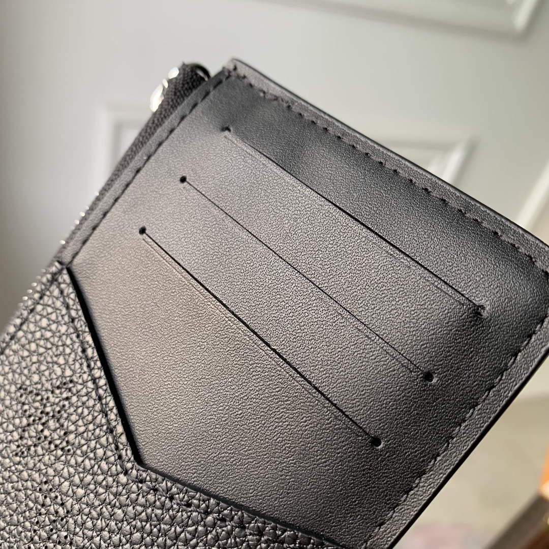 LV M81287 Louis Vuitton Card Holder Recto Verso Black