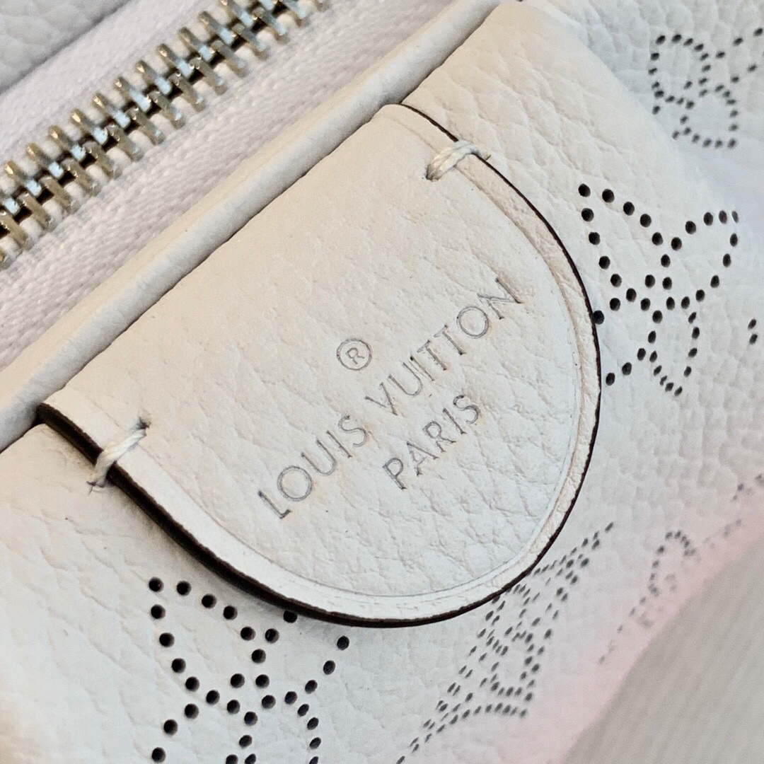 LV M80497 Louis Vuitton Scala Mini Pouch Bag Beige and Pink