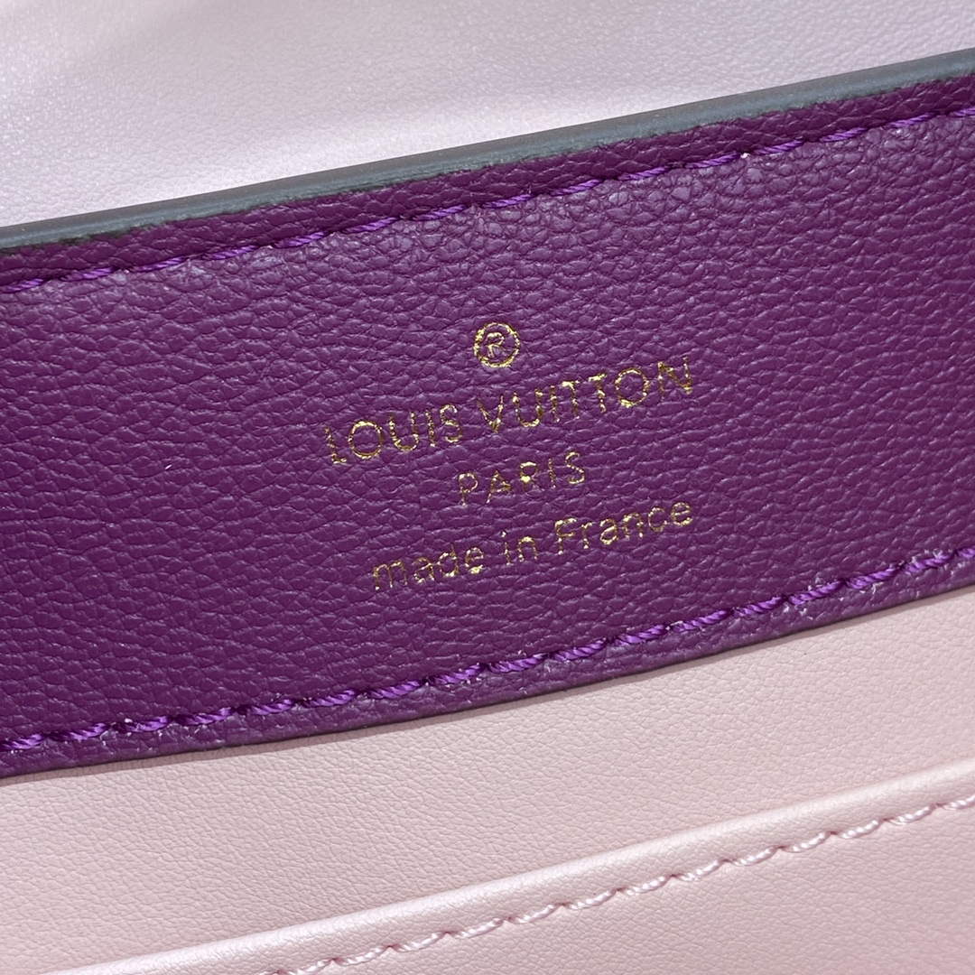 LV N81523 Louis Vuitton Capucines Mini Handbag Purple