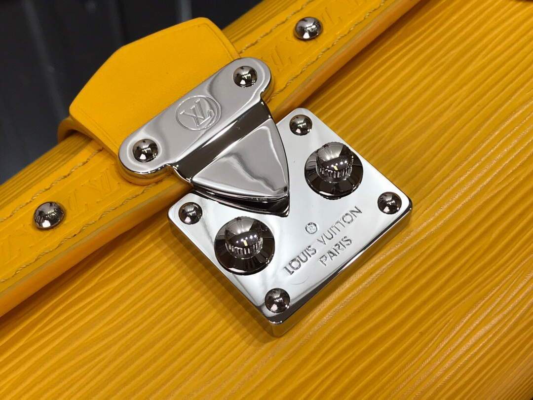 LV M58647 Louis Vuitton Papillon Trunk Epi Leather Bag M58649 M58655 Yellow