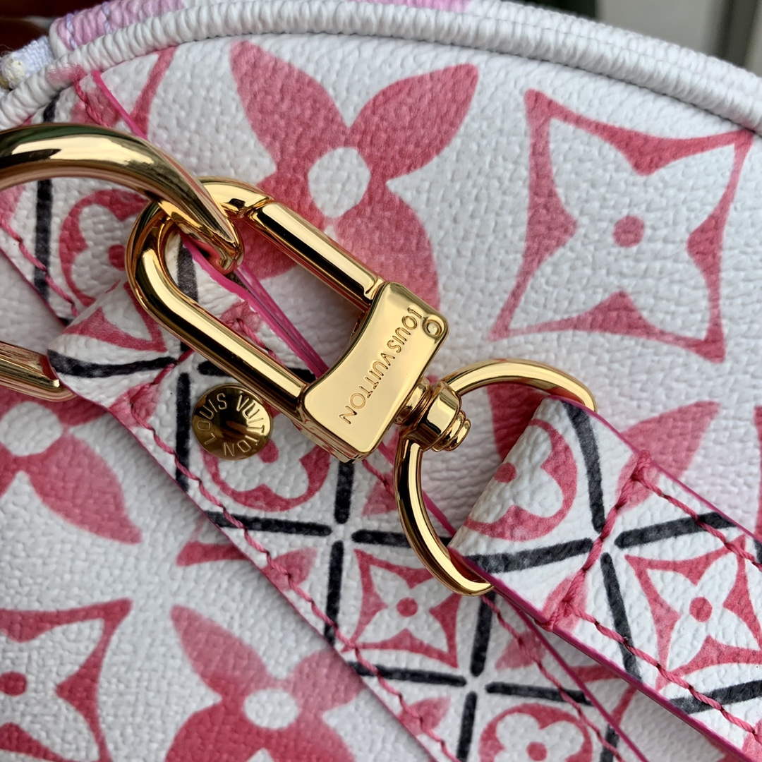 LV M23073 Louis Vuitton Speedy Bandouli��re 25 Handbag Pink
